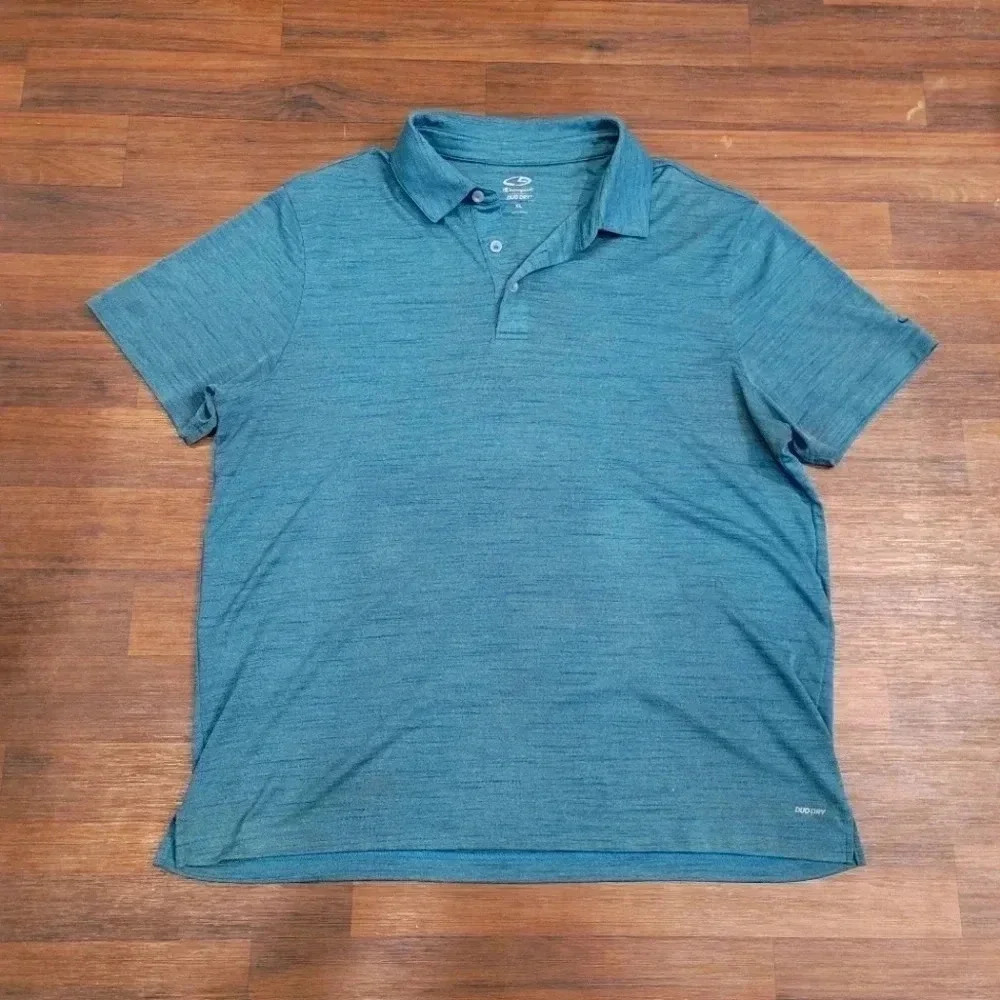 Champion Duo Dry Green Golf Stretch Men's Polo Shirt XL